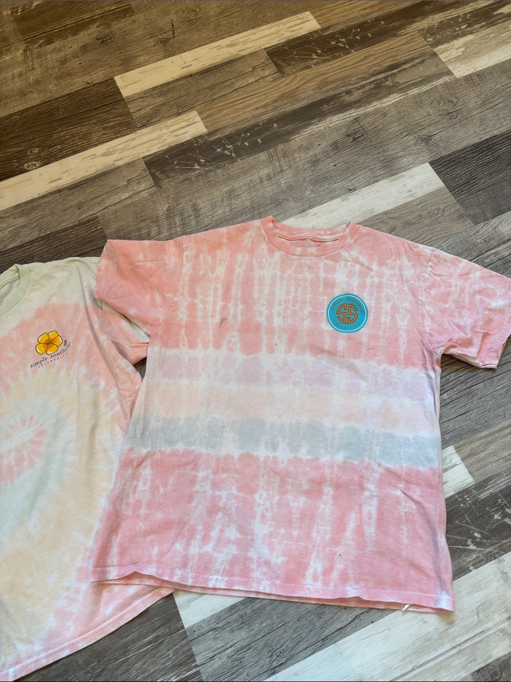 Two Youth Pink Tie-Dye Short Sleeve Tee